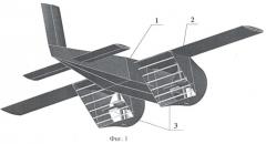 Беспилотный летательный аппарат, адаптивный к условиям применения (патент 2360838)