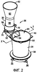 Промывной клапан с проточным каналом, сужающимся нелинейно (патент 2391466)