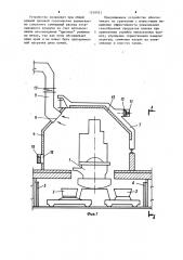 Устройство для улавливания неорганизованных выбросов от электродуговых печей (патент 1210921)