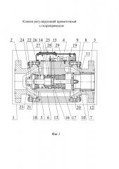 Клапан регулирующий прямоточный с гидроприводом (патент 2626803)