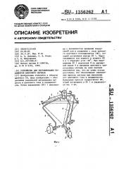 Устройство для регулирования параметров цветового сигнала (патент 1356262)