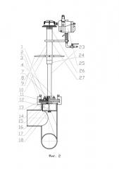 Устройство для присоединения к действующему трубопроводу без снижения давления транспортируемой среды (патент 2650917)