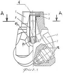 Буровое шарошечное долото (патент 2555852)