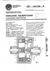 Аксиально-поршневая гидромашина (патент 1041738)