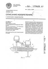 Плавсредство для развлечений на воде (патент 1779635)