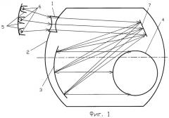 Неосевой имитатор солнечного излучения тепловакуумной камеры (патент 2468342)
