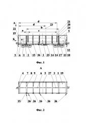 Полувагон железнодорожный (патент 2656795)
