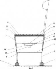 Кресло пилотажного тренажера с имитаторами вибраций и шума (патент 2249253)