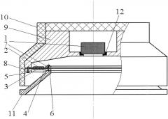 Комбинированный приемник для регистрации дыхательных звуков на поверхности грудной клетки (патент 2611735)