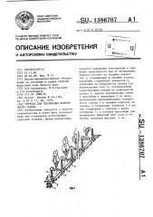 Терраса для озеленения поверхности склона (патент 1386707)