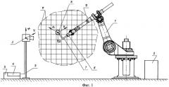 Способ контроля точности контурных перемещений промышленных роботов (патент 2466858)