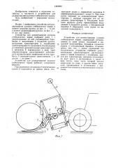 Устройство для развертывания рулонов стебельчатого корма (патент 1445623)