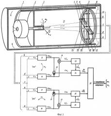 Двухкомпонентный струйный датчик угловой скорости (патент 2462723)
