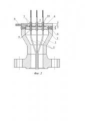 Узел герметичного ввода многозонного датчика температуры в сосуд, работающий под давлением (патент 2646430)