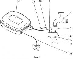 Дезинфицирующее устройство с использованием озона и датчик расхода для него (патент 2583813)