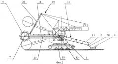 Землеройно-транспортный агрегат для послойной разработки карьера (патент 2284415)