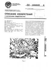 Способ моделирования хронического аллергического бронхопневмонита (патент 1084859)