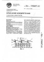 Устройство для защиты от града виноградных насаждений (патент 1743471)