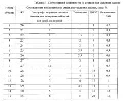 Состав для удаления накипи (патент 2554583)