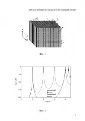 Многослойный полосно-пропускающий фильтр (патент 2619137)