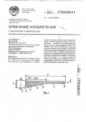 Щетка (патент 1722436)