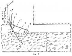 Расходомер жидких сред в открытых водоемах (патент 2251080)