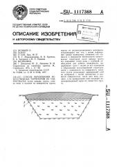 Способ образования искусственных территорий на гидроотвалах (патент 1117368)