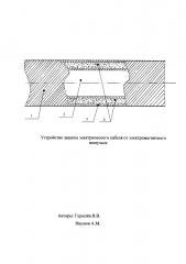 Устройство защиты электрического кабеля от электромагнитного импульса (патент 2665690)