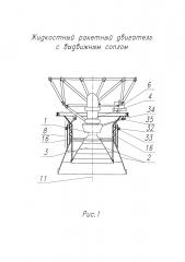 Жидкостный ракетный двигатель с выдвижным соплом (патент 2595006)