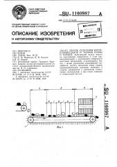 Способ отделения корнеклубнеплодов от комков почвы и камней (патент 1160987)