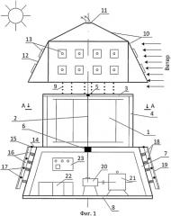 Гелиоветровая энергетическая установка (патент 2406941)