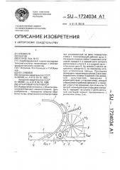 Штанговый культиватор (патент 1724034)