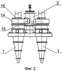 Технологический комплекс системы разделения суспензий руд (патент 2464330)