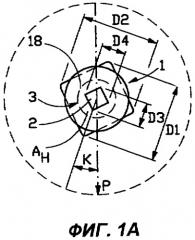 Шина с четырехгранными шипами (патент 2319617)