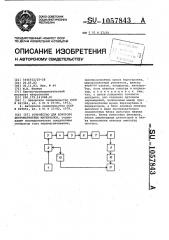 Устройство для контроля ферромагнитных материалов (патент 1057843)