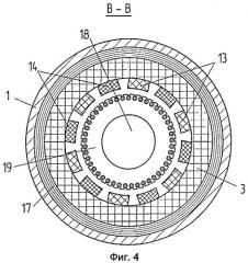 Низкооборотный асинхронный электродвигатель (патент 2412518)