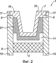 Формовочное устройство, выполненное с возможностью введения в него волокон и заливки смолы (патент 2540309)