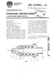 Сопло литьевой машины для термопластов (патент 1212823)