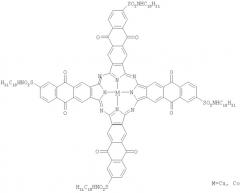 Тетра-(5-октадецилсульфамоил)антрахинонопорфиразины меди и кобальта (патент 2382788)
