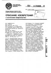 Функциональный преобразователь (патент 1170469)