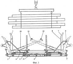 Устройство для выравнивания торцов пачки круглых лесоматериалов (патент 2463238)