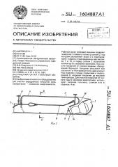 Рабочий орган тепловой машины (патент 1604887)