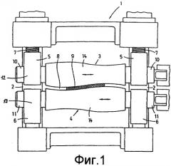 Прокатная клеть для получения катаной полосы (патент 2300432)