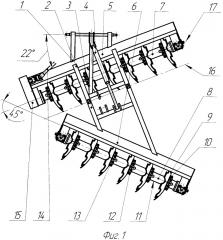 Орудие почвообрабатывающее (патент 2657738)