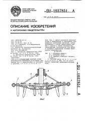 Ротационный рабочий орган культиватора-рыхлителя (патент 1037851)