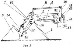 Погрузчик фронтальный быстромонтируемый (патент 2295849)
