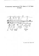 Способ раскатки воздушного провода высоковольтных нитей передачи (патент 48665)