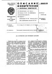 Устройство для промывки деталей (патент 880519)