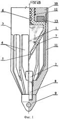 Электродная система скважинного электрогидроимпульсного устройства (патент 2441147)