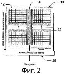 Виртуальный детектор рет и схема квазипикселированного считывания для рет (патент 2473099)